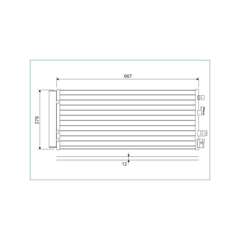 VALEO 822575 Skraplacz klimatyzacji