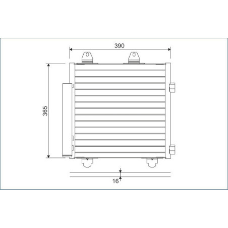 VALEO 822577 Condensador de aire acondicionado