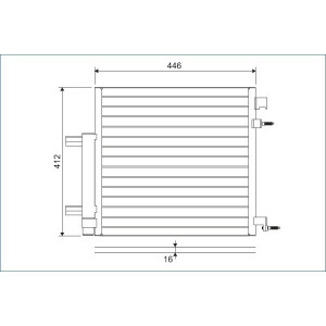 VALEO 822578 Skraplacz klimatyzacji