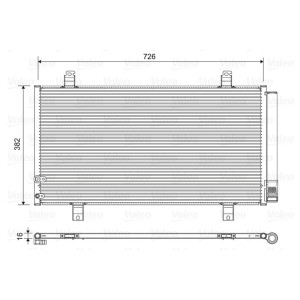 VALEO 822580 Condensador de aire acondicionado