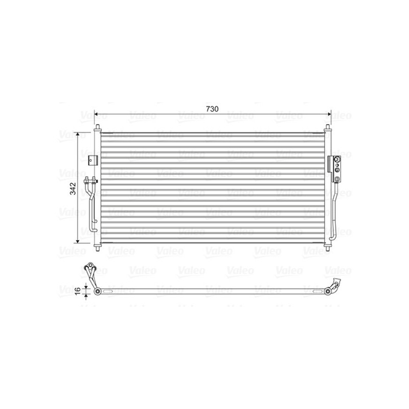 VALEO 822583 Skraplacz klimatyzacji