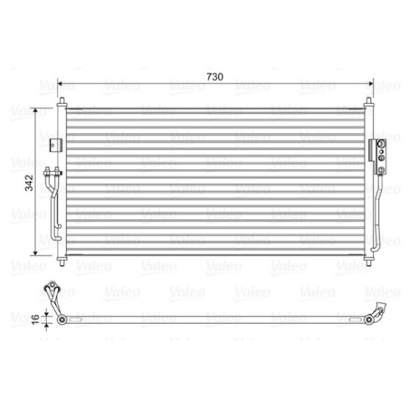 VALEO 822583 Skraplacz klimatyzacji