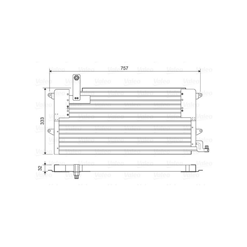 VALEO 822586 Skraplacz klimatyzacji