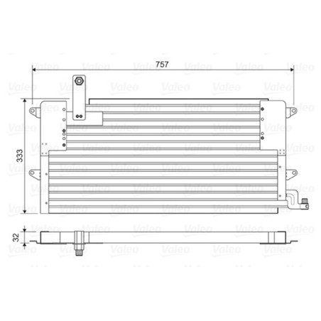 VALEO 822586 Skraplacz klimatyzacji