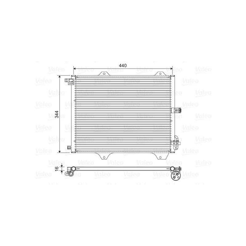 VALEO 822588 Skraplacz klimatyzacji