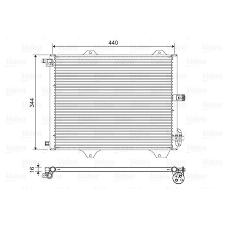 VALEO 822588 Skraplacz klimatyzacji