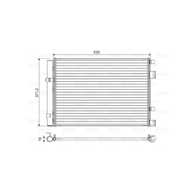 VALEO 822610 Condensador de aire acondicionado