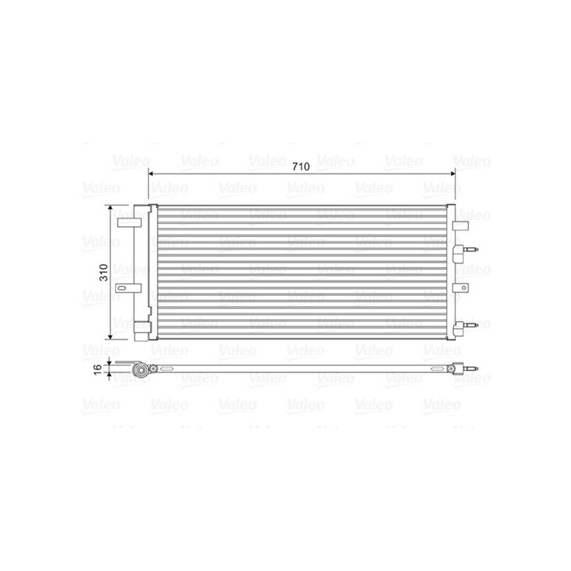 VALEO 822618 Condensador de aire acondicionado
