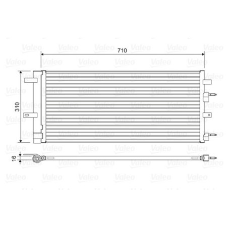 VALEO 822618 Condensador de aire acondicionado