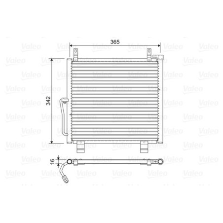 VALEO 822591 Skraplacz klimatyzacji