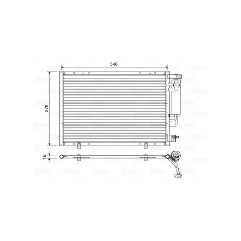 VALEO 822613 Condensatore climatizzatore