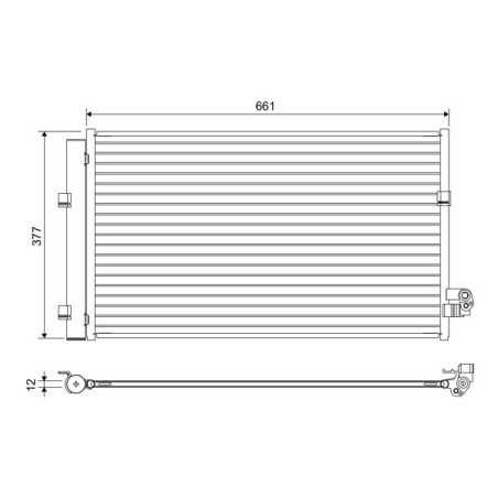 VALEO 822647 Skraplacz klimatyzacji