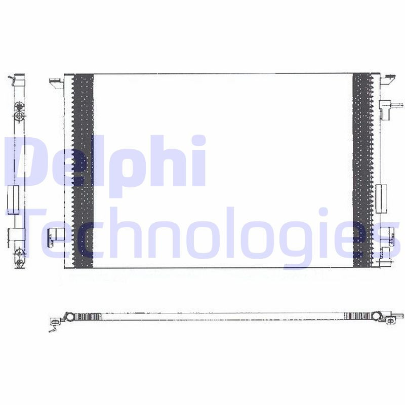 DELPHI TSP0225463 Skraplacz klimatyzacji