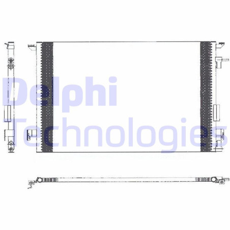 DELPHI TSP0225463 Skraplacz klimatyzacji