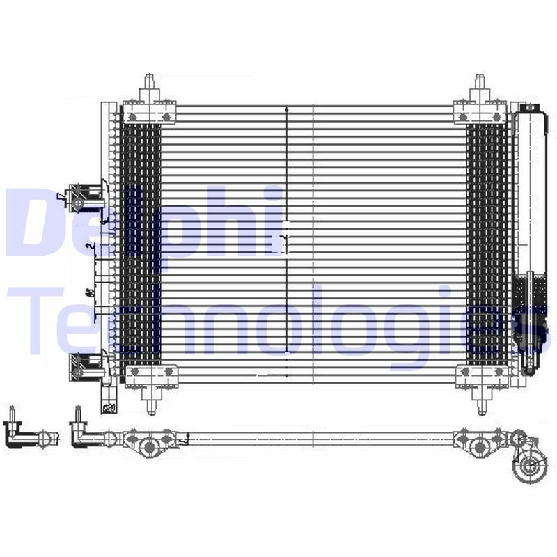 DELPHI TSP0225537 Skraplacz klimatyzacji