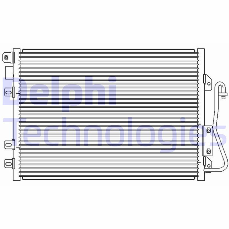 DELPHI TSP0225620 Skraplacz klimatyzacji