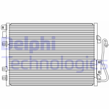 DELPHI TSP0225620 Skraplacz klimatyzacji