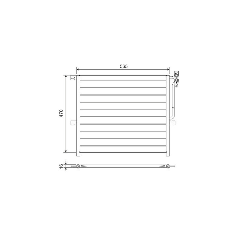 VALEO 817383 Condensador de aire acondicionado