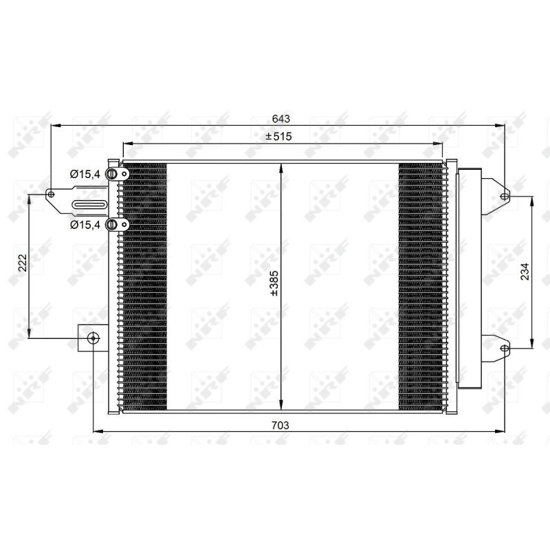 NRF 350070 Skraplacz klimatyzacji