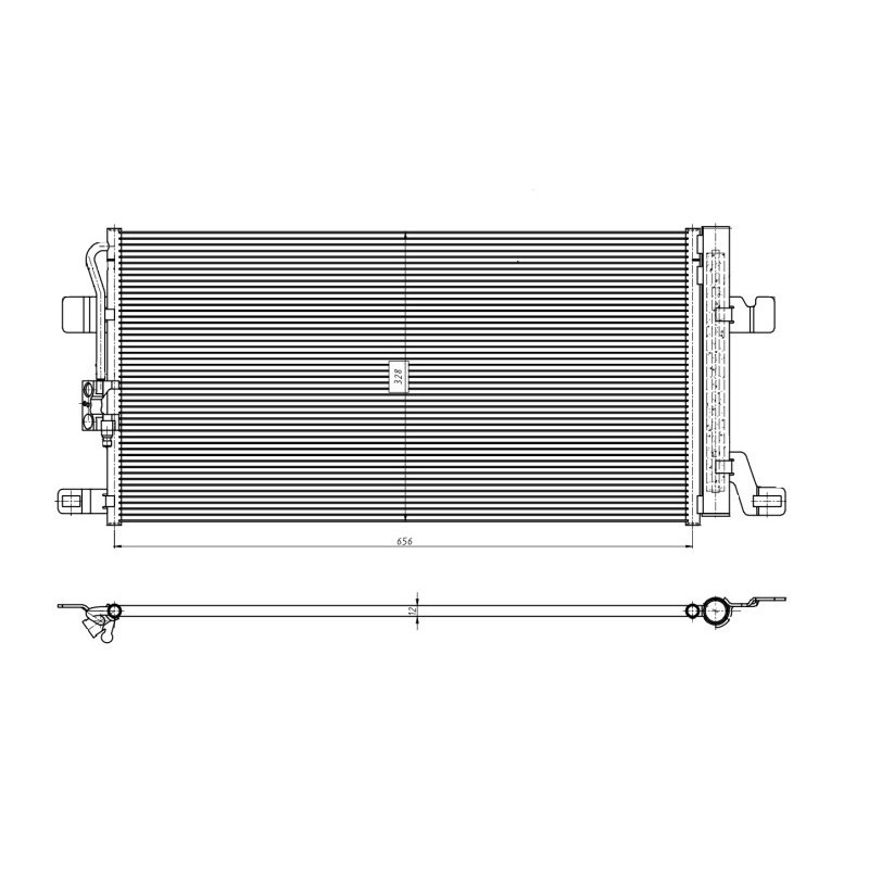 NRF 350463 Condensatore climatizzatore