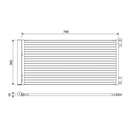 VALEO 822637 Skraplacz klimatyzacji