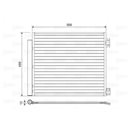 VALEO 822559 Skraplacz klimatyzacji