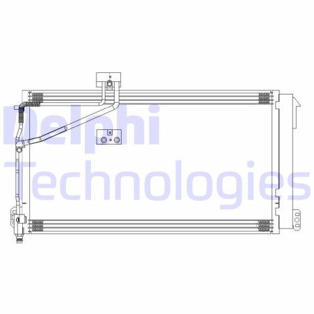 DELPHI CF20309 Condensador de aire acondicionado