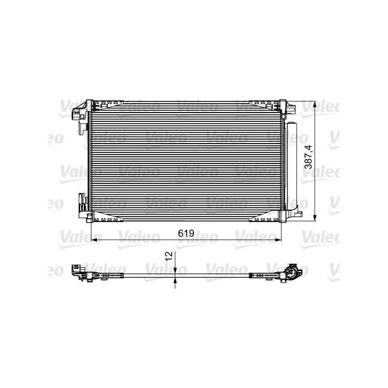 VALEO 814027 Skraplacz klimatyzacji