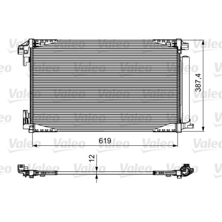 VALEO 814027 Skraplacz klimatyzacji