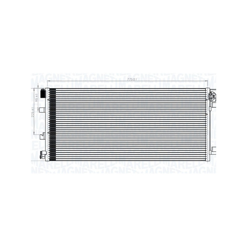 MAGNETI MARELLI 350203787000 Air conditioning condenser