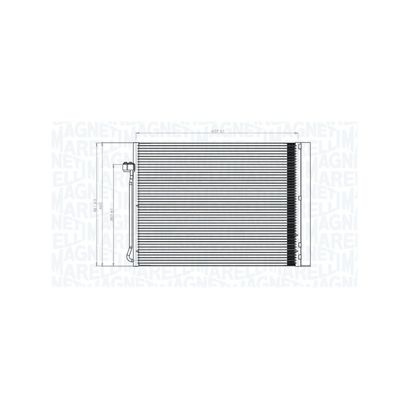 MAGNETI MARELLI 350203795000 Condensador de aire acondicionado