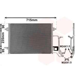 VAN WEZEL 03005140 Condensatore climatizzatore
