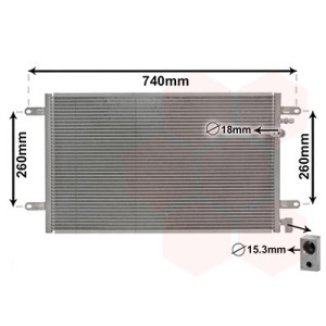 VAN WEZEL 03005237 Condensador de aire acondicionado