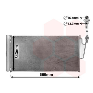VAN WEZEL 06005363 Condensatore climatizzatore
