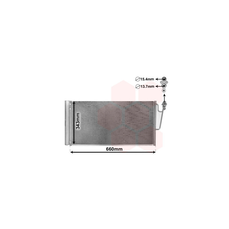 VAN WEZEL 06005363 Condensatore climatizzatore