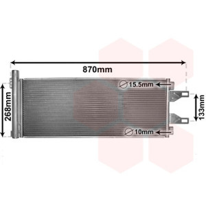 VAN WEZEL 09005248 Air conditioning condenser