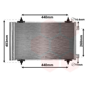 VAN WEZEL 09005263 Condensatore climatizzatore
