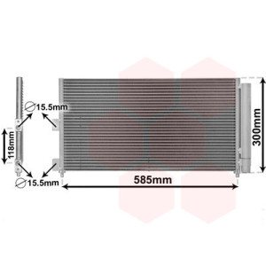 VAN WEZEL 17005289 Air conditioning condenser