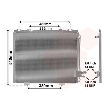 VAN WEZEL 30005232 Condensatore climatizzatore