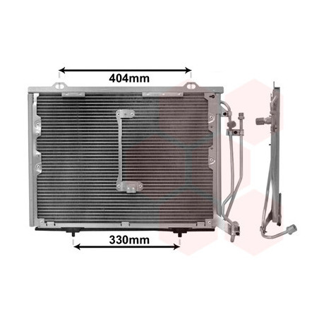 VAN WEZEL 30005245 Air conditioning condenser