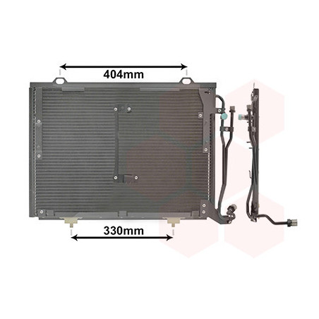 VAN WEZEL 30005279 Air conditioning condenser