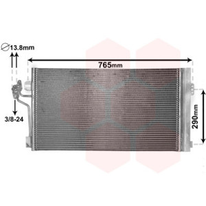 VAN WEZEL 30005484 Condensatore climatizzatore