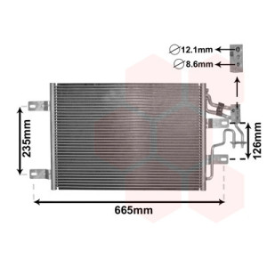 VAN WEZEL 37005394 Condensatore climatizzatore