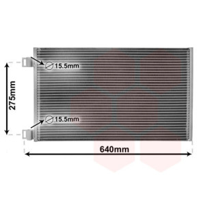 VAN WEZEL 43005444 Condenseur de climatisation