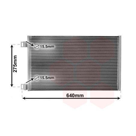 VAN WEZEL 43005444 Condenseur de climatisation