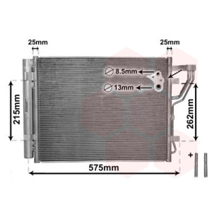VAN WEZEL 82005189 Condenseur de climatisation