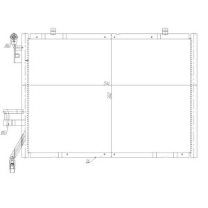 NRF 350483 Condensador de aire acondicionado