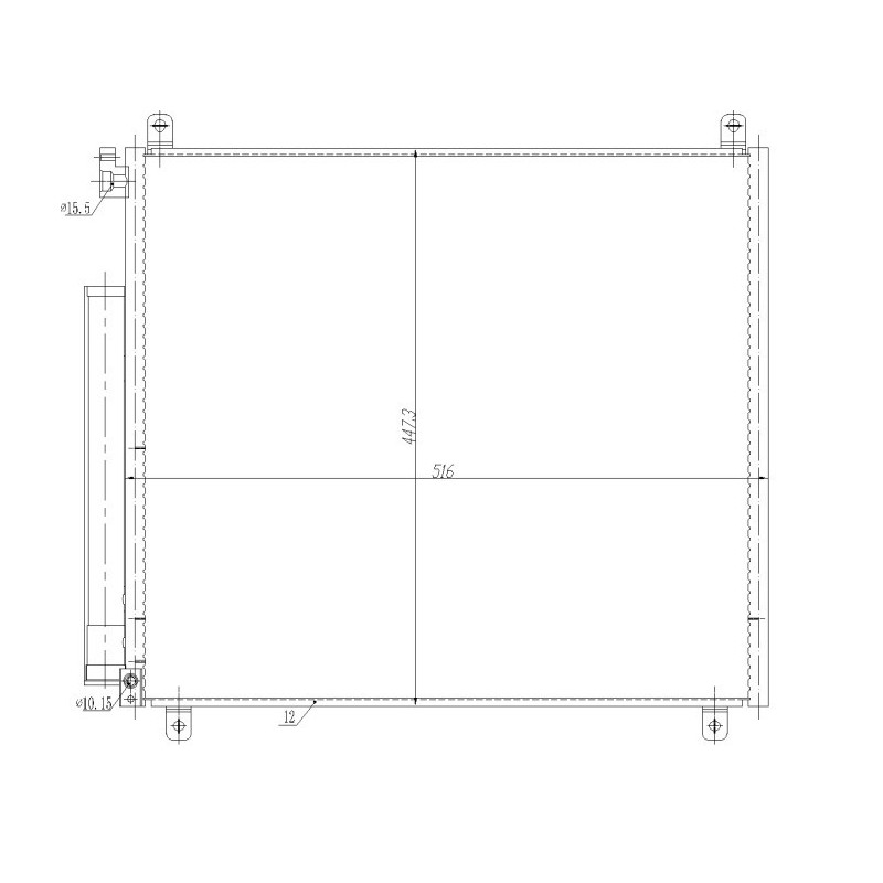 NRF 350497 Condensatore climatizzatore