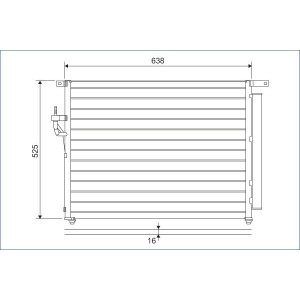 VALEO 822603 Skraplacz klimatyzacji
