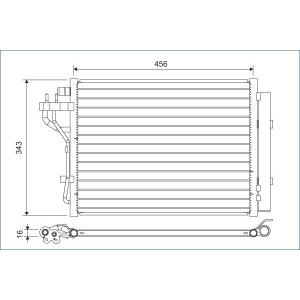 VALEO 822629 Skraplacz klimatyzacji
